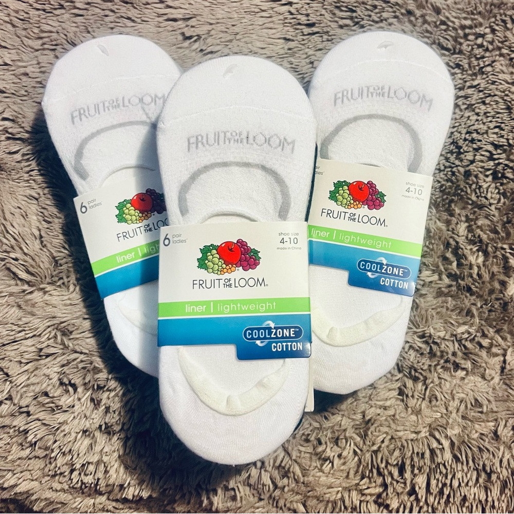 Fruit of the Loom CoolZone Cotton Lightweight Liners 6-Pack X3